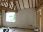 Second coat lime plaster over lath